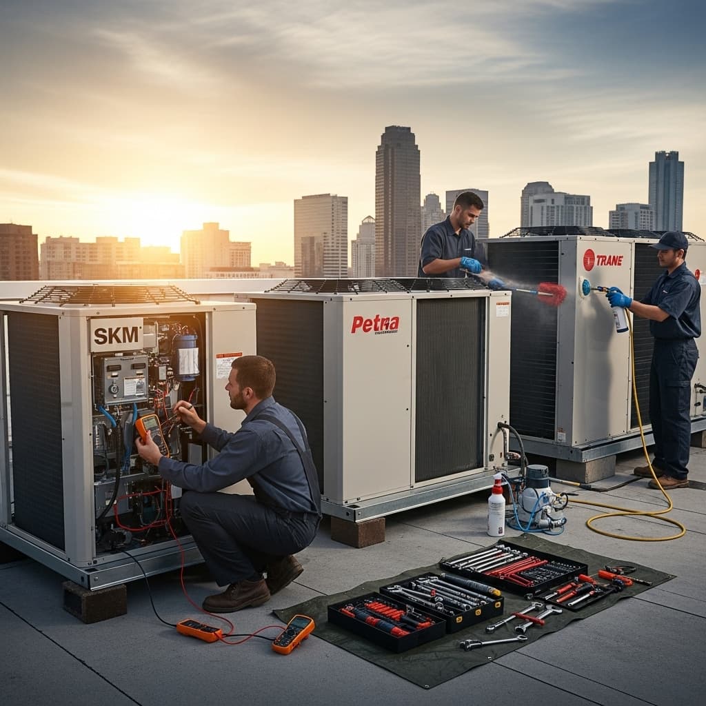 SKM, Petra & Trane Package ACs